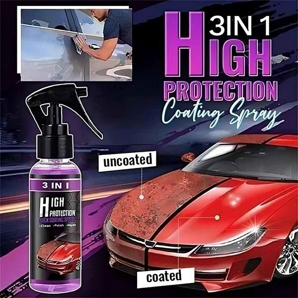 3 In 1 High Protection Car Coating Spray (BUY 1 GET 1 FREE)